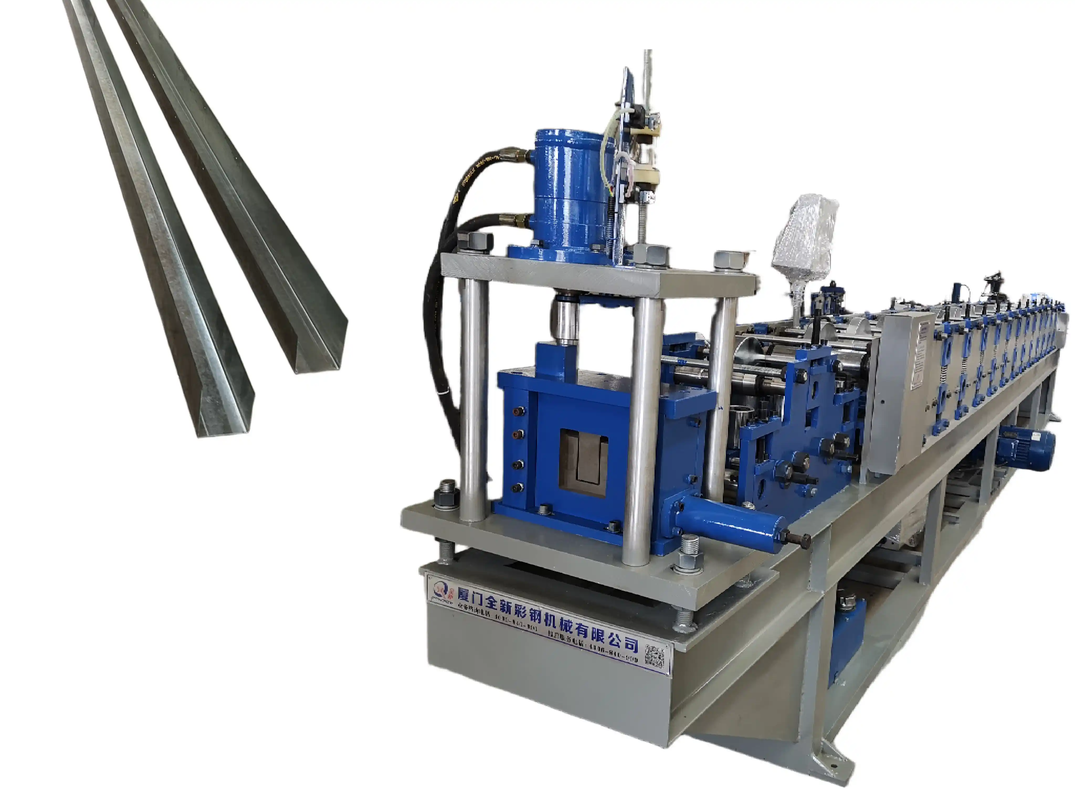 Máquina formadora de rolo de canal