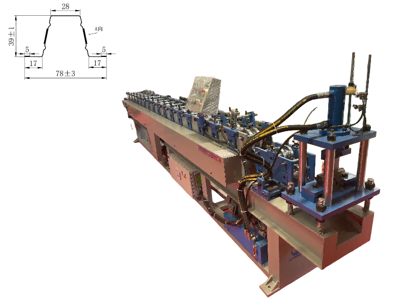 Máquina formadora de rolo de quilha leve