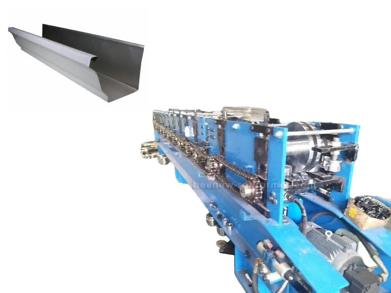 Máquina para fazer calhas de chuva